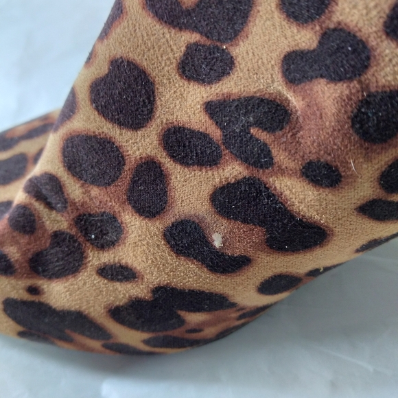 Unbranded leopard print Ankle boots Sz 9 Boho Festival Classic Western Animal Pr - Picture 4 of 14